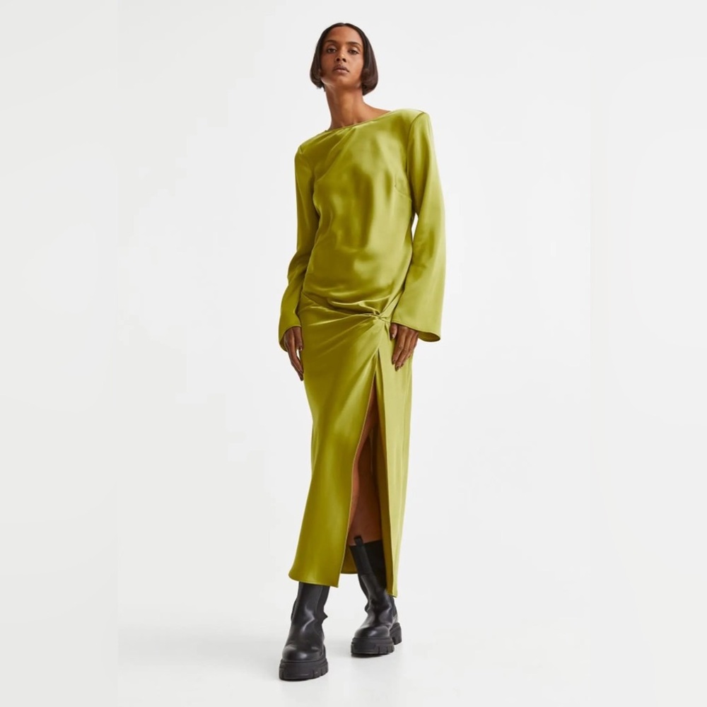 H&M satin dress